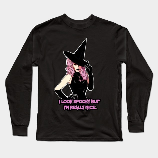 I LOOK SPOOKY Long Sleeve T-Shirt by giuliarenzi